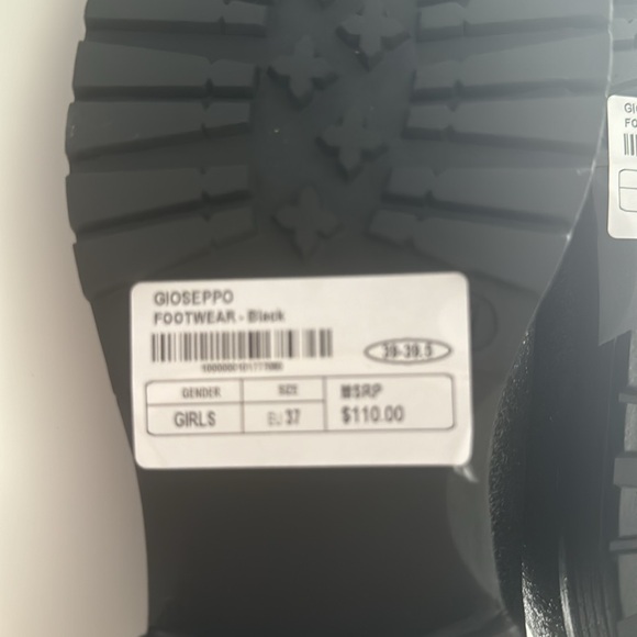 Shoes for Girls Gioseppo Collection black glitter size 37 back to school - Picture 8 of 8